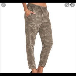 Current/Elliot Camo Drawstring Joggers